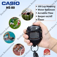 Casio Stopwatch HS-80TW - Hitam