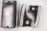 Unisex PEACEMINUSONE X CONVERSE Classic Daisies สกปรกรองเท้าแบนรองเท้าสบายๆรองเท้า