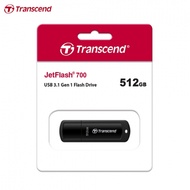創見 Transcend JetFlash 700 USB3.0 512GB 黑色 高速 隨身碟 （TS-JF700-512G）
