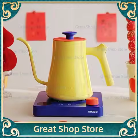 Sezze Electric Kettle Smart Temperature Control Gooseneck Coffee Kettle Pour Over Coffee Maker Fast 