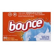 Bounce Fabric Softener Dryer Sheet Outdoor Fresh 80Sheets/Box. Bond Fab'ric Fennea Drive'a Take'dor