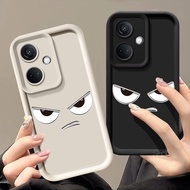 Soft Case For OPPO A3X A3 A40 A80 A20 Angry Emoticons Pattern Silicone Casing Phone Protection Cover