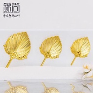 Living Buddha Jigong Dandelion Fan Magic Tool Kong Ming Zhuge Liang Dandelion Fan Statue Plastic Dec