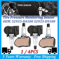 1/4PCS Car TPMS Tire Pressure Sensor For 2017-2019 KIA Optima Sportage Sorento Genesis Ioniq 52933-D