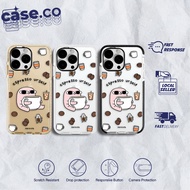 New Espresso Urself - Ketnipz Edition Case Designated TPU Bumper Case IP678 till IP12PROMAX Phone Ca