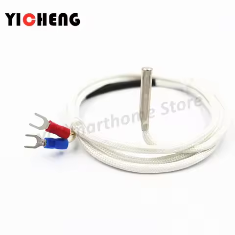 1 M / 2 M / K / E Stainless steel probe temperature controller 0-400C/ 0-600C sensor probe
