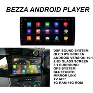 FULL SET PERODUA BEZZA ANDROID PLAYER AND CASING