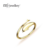 MJ Jewellery 375/9K Gold Adjustable Ring C66