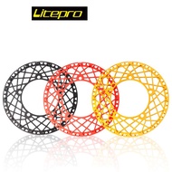 Lp-Litepro Original Folding Bike Road Bike Crank Chainring Spider Chainring 53T-58T Bicycle Chain Crank Sprocket for Folding Bike 412 Road Bike Chain Disk 130BCD Bicycle Parts