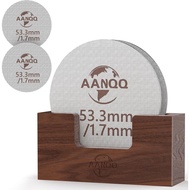 AANQQ 2 Packs 53.3mm Puck Screen with Stand: Espresso Puck Screen for 54mm Portafilter Basket - 316L