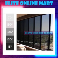 Window Film UV Black Privacy Film Reflective Film Tinted Rumah Tinted Pejabat