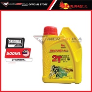 MERANTIKA | BURAQ Lube 2T Mineral JASO FB API TB Motorcycle Oil 0.5L