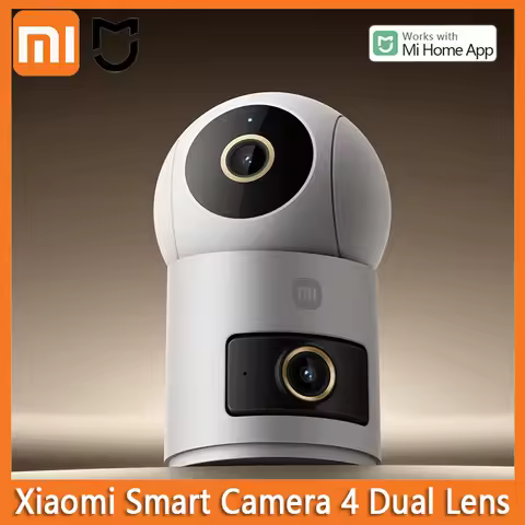 2025 Xiaomi Mijia Smart Camera Smart Camera 4 Dual Lens PTZ 360° AI Detection 5 Million pixels WiFi 