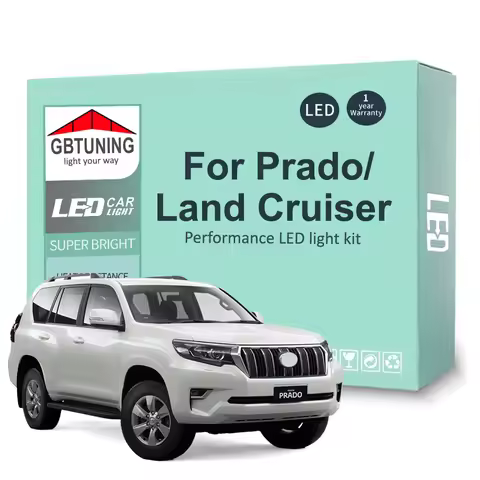 LED Interior Light Kit For Toyota Land Cruiser LC 60 70 80 100 200 Prado 90 120 150 LC60 LC70 LC80 L