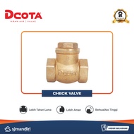 Dcota Brass Valve Brass Dcota Check Valve 1/ 2 & 3/ 4 inch Swing Valve Brass Tabok Valve