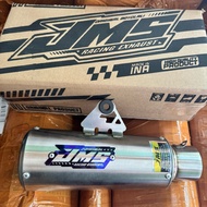 ORIGINAL JMS EXHAUST SLINCER TYPE GP2 FREE BOX FREE PIR 2PCS
