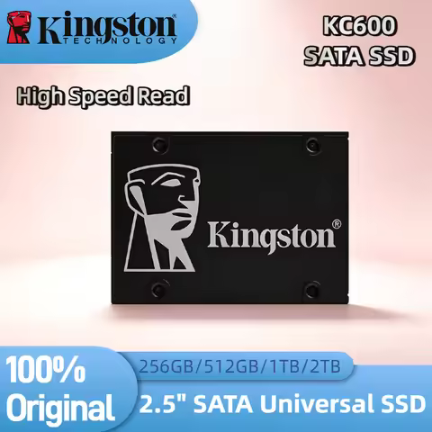 Kingston KC600 SATA3 SSD 512GB 1TB 2TB 256GB 2.5 Inch Internal Hard Drive Laptop Desktop PC Pro Unit