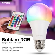 TaffLed 15W E27 RGB Bulb with Remote Control