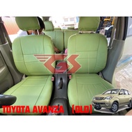 SEAT COVER FOR TOYOTA AVANZA (OLD)(2005-2011) SUPER LEATHER GREEN COLOUR
