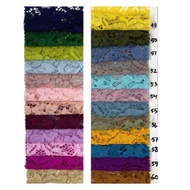 KAIN BROKAT LACE PREMIUM / BAHAN BRUKAT TULANG (harga per 1/2 meter panjang tinggal dikalikan)