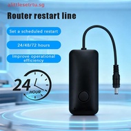 alittlesetrtu Router Restart Cable Automatic Power-Off Timer With Hours Adjustment For Home Network 