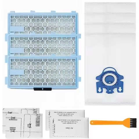 Suitable for Miele C2 C3 S5 S8 SF-HA 50 series vacuum cleaners HEPA filter 3D Airclean GN dust bag m