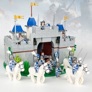 Medieval Castle Knight Minifigure Ancient Roman Soldier Small Particle Building Blocks Compatible Le