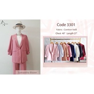 Code 3301 Chest Size 40 9-Inch Sleeve Blazer Collar