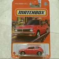MERAH Matchbox 76 honda cvcc red