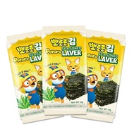 PORORO Seasoned Seaweed Laver 72g/BOX (SAMBUJA) (4g*3p*24EA) / Made in Korea