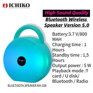 WAJIB PUNYA ICHIKO SPEAKER KH - 109 3INCI MINI SPEAKER BLUETOOTH SPEAKER WIRELESS SPIKER READY STOK