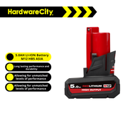 MILWAUKEE High Output 12V 5.0AH LI-ION Battery M12 HB5 ASIA
