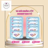 Combo 10 Gói Khăn Ướt Bobby 100 Tờ Không Mùi Cho Bé Sơ Sinh Mẫu Mới Bobby CHÍNH HÃNG