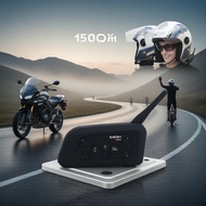 2025 V6 Plus 1500m 1V5 Motorcycle Helmet Bluetooth Communication Kit
