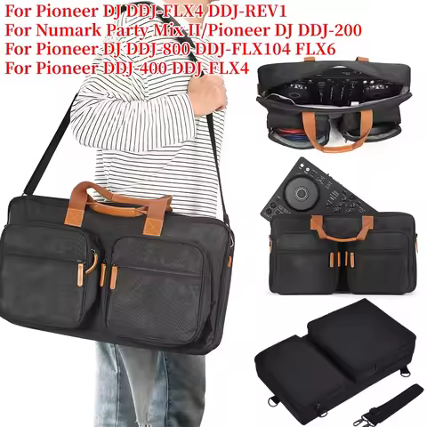 EVA Hard Carrying Case For Pioneer DJ DDJ-400 DDJ-FLX4 X6 X104 DDJ-REV1 DJ DDJ-200 800 Portable 2-Ch