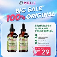 Mielle Rosemary Mint Strengthening Hair Care Essential Oil, American Mielle, Smoothing, Repairing an