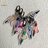 BTS1 Microphone Acrylic Keychain - JIMIN JK V Pendant for Phone Decor