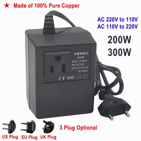Power Transformer Voltage Regulator 220V To 110V Voltage Converter Step-Down Transformer 220 110 EU/