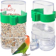 [WillBeRedS] Automatic Bird Water Dispenser Bird Drinking Feeder Transparent Bird Cage Water For Bud