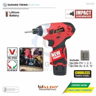 - Mesin Bor Cordless Impact Screwdriver ALDO CDS353 / BOR BATERAI 12V