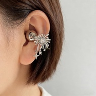 btsg 1Pair Elegant Star Shape Earphone Clip On Charm With Sparkling Zircon For Freeclip 1 2 Earpiece