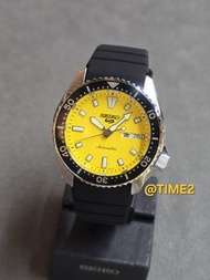 歡迎查問 Seiko 5 Sports  SKX series  SRPL87K1  SRPL87  檸檬黃色面  Automatic watch  機械錶 自動錶 上鍊錶  錶徑42.5mm  10