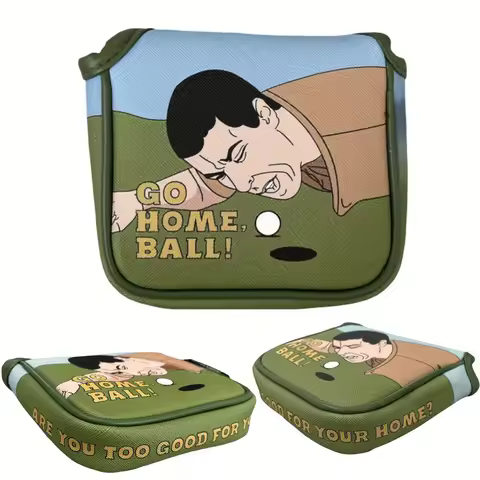 Happy Gilmore Design Mallet Head Cover Premium Golf Club Protector Putter Headcover for Odyssey Esse