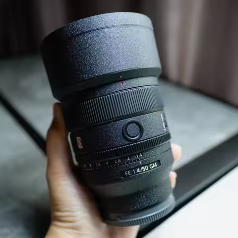 For Sony FE 50mm F1.4 GM Decal Skin Vinyl Wrap Film Camera Lens Body Protective Sticker Protector Co