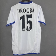 0304 jersey  Chelsea away Classic DROGBA vintage top quality Thai version retro black loose ventilat