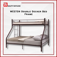 WESTON Heavy Duty Bunk Bed Double Decker Bed Frame Single Bed Frame Queen Bed Frame Katil Ibu Anak Katil 2 Tingkat Murah