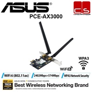 ASUS PCE-AX3000 (AX3000 Dual Band PCI-E WiFi 6 (802.11ax). Supporting 160MHz, Bluetooth 5.0, WPA3 ne