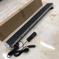 หลอด LED ไฟไซเรนไฟติดหลังคามาใหม่ 95cm 6 ท่อน 4 หน้ามีข้าง 6W 12V-24V พร้อมขาแม่เหล็กแดง-น้ำเงิน พื้