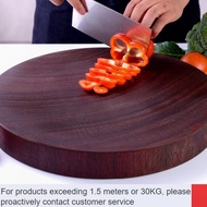 Special🉐Chopsticks Board Cutting Board Solid Wood Iron Wood Iron Wooden Chopping Board Chopping Block  Diameter42cm Viet