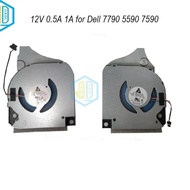 12V 1A 0.5A Gaming Laptop CPU GPU Cooling Fan Cooler For DELL G5 5590 G7 7790 7590 006KT2 09THTN NS8